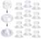 AIEX 12pcs Ventouse Store Camping Car, Ventouses avec Filetage Ventouse Camping Car Accessoires pour Caravane Camping-Car Accessoires Support Extérieur