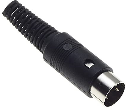 Keple Prise DIN 4 Broches - Adaptateur Mâle Prise Audio Connecteur AV Broche à Souder Din