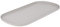 EGLO LIVING Dekotablett Savant, Tablett zum Dekorieren im minimalistischen Design, Deko Serviertablett aus Metall in Grau, Servierplatte 46 x 21 cm