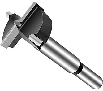 48 mm Forstnerbohrer, schwarzer Wolframstahl-Holzbohrer, runder Schaft, Holzwerkzeuge, professioneller Forstnerbohrer, Holzbearbeitungs-Lochsäge