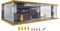 Otypus 1/24 Scale Model Car Display Case with Light, 1 24 Diecast Cars Storage Cases in Parking Lot Scene, Acrylic Toy Garage for Alloy Car Models (Grey)