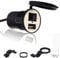 Port De Chargeur De Moto, DC12V-24V étanche Moto Téléphone Portable Alimentation Prise De Port USB De Charge Rapide Avec Câble De 1,2 M