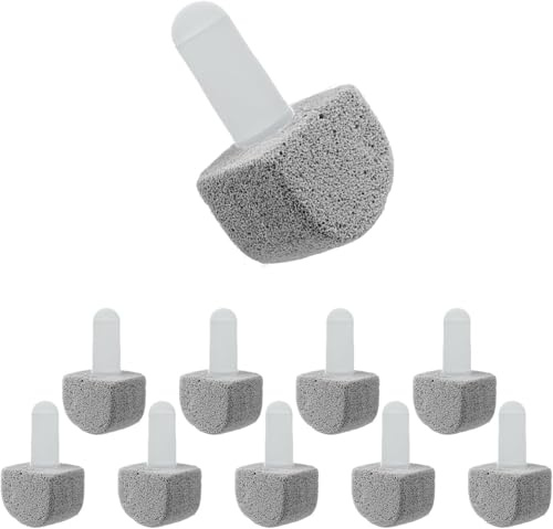 Pumice Stone Toilet Bowl Cleaner – 10 Refills for Hard Water & Rust Stains