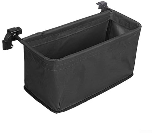 Zoegneer Schwarze Hecktasche, Oxford-Stoff, Hecktasche, Camper, Schwanztasche für Camping, Picknicks, Strandausflüge, Angeln, 44 x 21 x 20 cm, Wie abgebildet