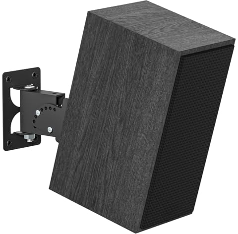Support de haut-parleur réglable pour haut-parleur R-50M Klipsch - Support en métal pour haut-parleur Klipsch - Peut supporter jusqu'à 18 kg - Support de montage de haut-parleur peu encombrant avec