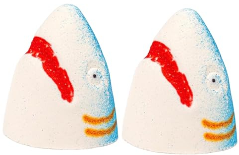 2 Badebombe Shark Attack, Badebombe Shark Attack Bites, Natürliche Inhaltsstoffe, Badebälle In Haiform, Lustiges, Einzigartiges Geschenk, Skurrile Badebomben