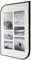 K&L Wall Art Aluminium Bilderrahmen Foto-Collage Metallrahmen Bilder Aluminiumrahmen Wandbild (Schwarz Fotorahmen, Kanten eckig und rund, 40,6 x 55,9 cm)