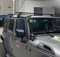 DHONDT Auto Dachträger Stangen für Jeep Wrangler JK/JL 2007-2023 2024 2025, Verringerung des Windwiderstandsgeräuschs für Zusätzlichen Stauraumbedarf