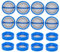 HOMSFOU 20pièces Filtre à Eau Pour Lave-linge Écran De Filtration De Valve Entrée Réutilisable Et Les Impuretés Calcaire Pour Machines à Laver Automatiques