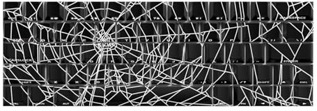 64/74Touches Customs Spiders Web Keycaps Set Side Print Rétroéclairé Touches Touches Pour 61/64/68 Claviers Mécaniques
