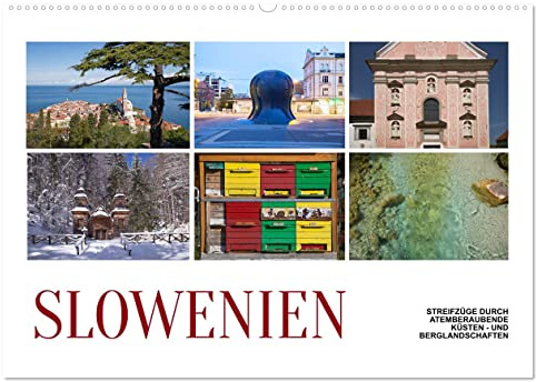Slowenien - Streifzüge durch atemberaubende Küsten- und Berglandschaften (Wandkalender 2026 DIN A2 quer), CALVENDO Monatskalender: Die Alpenrepublik ... Berg- und Küstenlandschaften. (CALVENDO Orte)