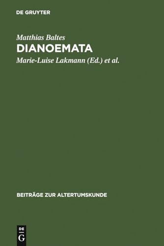 Dianoemata: Kleine Schriften zu Platon und zum Platonismus (Beiträge zur Altertumskunde, 123, Band 123)
