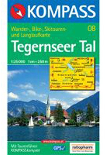 Tegernseer Tal: Wanderkarte mit Aktiiv Guide, Radwegen, Skitouren und Loipen. GPS-genau. 1:25000 (KOMPASS Wanderkarte, Band 8)