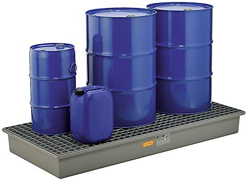 Cemo GFK-Auffangwanne 220/3 mit verzinktem Gitterrost