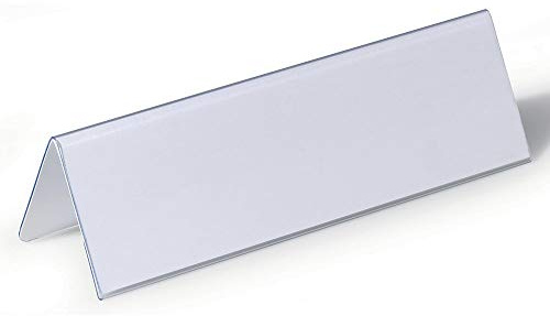 Tischschild 25ST transp DURABLE 8052 19 122x210mm