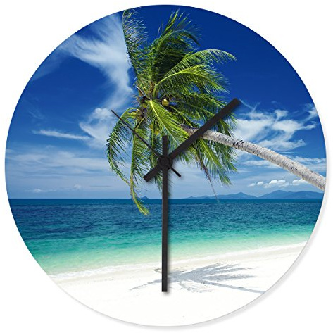 Wandkings Wanduhr mit traumhaften Motiven - Wähle ein Motiv - Paradise Beach