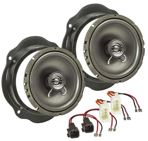 tomzz Audio 4015-006 TA16.5-Pro Lautsprecher Einbau-Set kompatibel mit Ford Focus C-Max Kuga 165mm Koaxial System