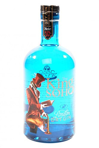 The King of Soho Dry Gin & Tonic Set (1 x 70cl The King of Soho Dry Gin & 2 x 500ml Fever Tree Refreshingly Light Mediterranean Tonic Water)