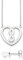 Thomas Sabo Damen Kette Herz Infinity Ohrringe Ohrstecker Herz Set 925 Sterling Silber SET0557-001-21-L42v
