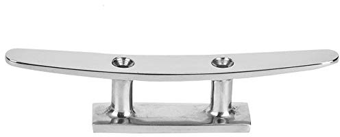 EBTOOLS Edelstahl 316 Base Cleat Spiegel poliert Bootszubehör Base Cleat Marine Rope Base(6 INCH)
