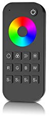 LEDUX RGB-Dimmer 24V/12V Farbsteuerung, 2.4G Funk-Option, Kompatibel mit Fernbedienungen & Wandschaltern (RGB-Fernbedienung (1xZone))