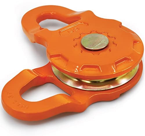 GearAmerica Smart Snatch Block für ATV oder UTV (Seite-an-Seite) | 12 Tonn Belastbarkeit |Windenrolle für synthetische Seile oder Stahlseile bis 11 mm und Winden bis 12K LBS