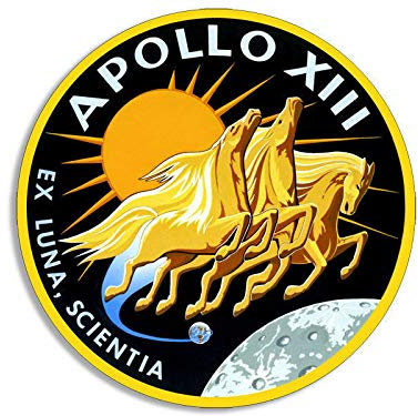 Sticker-Designs 10cm! Klebe-Folie Wetterfest Made-IN-Germany Apollo 13 Space UV&Waschanlagenfest Auto-Aufkleber Profi-Qualität! F3538