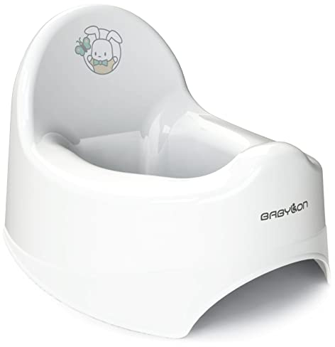 BABYLON Children's Potty Nautilus, Anti-Slip Children's Toilets, Children's Toilet, Chamber Pot for Children/Toilet seat Pot, Potty Girls, Anatomical Potty Boys, Baby Accessories White