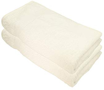 Julie Julsen® Bio Saunatuch-Set, 2 Saunatücher in 32 Farben erhältlich weich und saugstark Weiss 80x200 cm