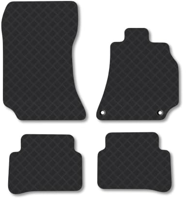Mercedes E-Class (2010-2013) [Estate, Saloon] 3mm Rubber Car Mats | Tailored Fit Durable Floor Mats Full Coverage Protection Waterproof Accessories Easy Clean Anti Slip Made in the UK