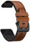 YOOSIDE Armband für Garmin epix Pro 47mm / Fenix 5 / Fenix 6 / Fenix 7, Echtleder+Silikon Ersatzarmband Schweißresistent QuickFit 22mm Uhrenarmband für EPIX 2, Approach S62/S60,Instinct 2(Braun)