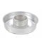 Molde rosca de aluminio antiadherente 21 x 5,8 cm, recipiente para horno redondo para repostería, postres, roscón, bizcochos, tartas, duradero y resistente, diseño clásico