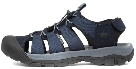 Hush Puppies Mens Peru Sport Sandal, Navy, 8 UK