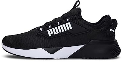 PUMA Unisex Retaliate 2 Boat Shoe, Black/White, 6 UK