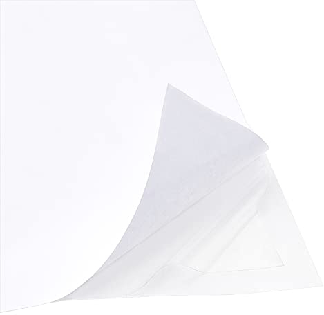 BENECREAT 10 Blatt 29x21 cm Doppelseitige Klebeblätter, Weißes Starkes Doppelseitiges Klebeband für Geschenkpapier Handgefertigte Karten