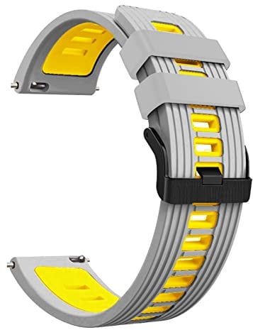 BKUANE Silikon-Armbänder für Suunto 9 Peak Sport Smartwatch, atmungsaktiv, für YAMAY SW022 Smartwatch, Ersatzband, 22 mm, For YAMAY SW022, Achat