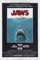 Jaws A1 Poster on Canvas - Filmkunstposter in verschiedenen Größen für Wohn- oder Schlafzimmerideen. Randlose Kultfilmbilder, klassische ikonische 70er, 80er, 90er Jahre, Vintage-Retro-Wanddekoration