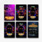 TANZEM FNAF Film-Wandkunst, Leinwandposter und Kunstdrucke, 20 x 30 cm, modernes Familienschlafzimmer-Dekor, 6-teilig