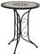 CBLDF Mosaik Bistrotisch Grau 61cm Keramik