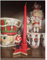 Formano Weihnachtskerzenhalter, Kerzenständer mit Keramik-Nussknacker-Soldat D10 cm