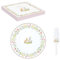 Easy Life Cofanetto piatto da torta Ø 32 cm con pala in porcellana HAPPY EASTER