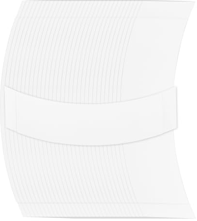 30pz Nastro Adesivo per Parrucche, 9cm Invisibile Nastro Biadesivo per Parrucche Impermeabile Nastro per Parrucca Anteriore in Pizzo Adesivi per Parrucche per Fissare le Parrucche (Bianco)