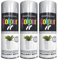 SDMAX Brilliant White Spray Paint, Fast-Drying, Non-Cracking, Smooth & Gloss Finish, Long Lasting, Easy To Use, Lightweight And Portable, Multipurpose Use, 250ml (3PCS)
