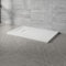 NRG 1200x700mm SMC Rectangle Shower Tray White with Fast Flow Waste for Bathroom Enclosures