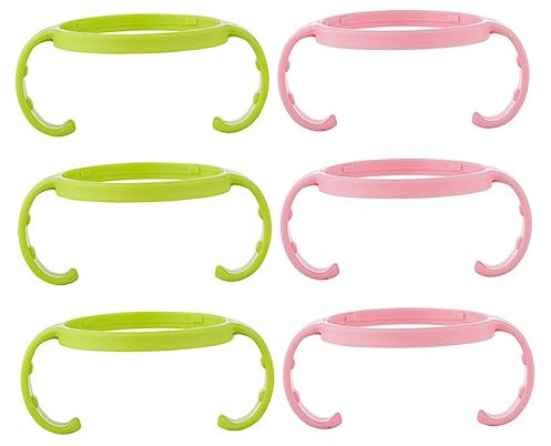 UPKOCH 6stücke Babyflaschengriffe Aus Pp-material Breitmundige Flaschenhalter Rutschfest Und Ergonomisch Geformt Für Kleine Hände Als Milchflaschengriff Für Selbstständiges Füttern