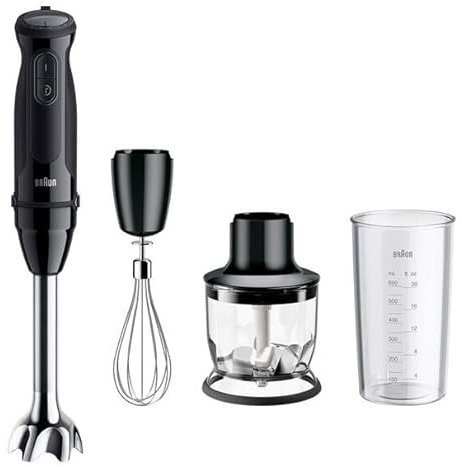 Braun MQ50202M hand blender set MultiQuick 5, black