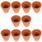 Toddmomy 10 Piezas Maceta de cerámica Transpirable Maceta de Barro macetas Grandes para Plantas de Exterior Arcilla jardineras Exterior Maceta con Drenaje plantación de macetas Terracota
