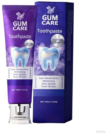 Rolimey Viocore zahnpasta mit Bienengift zur Zahnbehandlung, Bee Venom Dental Treatment Toothpaste, Natürlich Lila Whitening Zahnpasta, für Männer und Frauen (1)