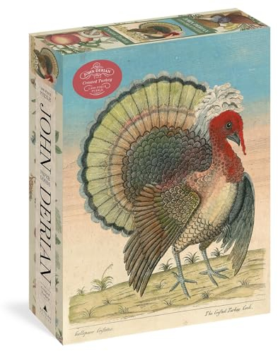 John Derian Paper Goods: Crested Turkey 1,000-Piece Puzzle: 1,000-pieces