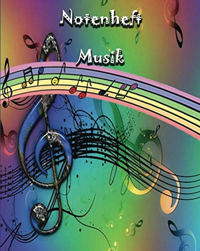 Notenheft Musik: 8 x 10 Zoll , 90 Seiten , 11 Notensysteme pro Seite , Vol. 5